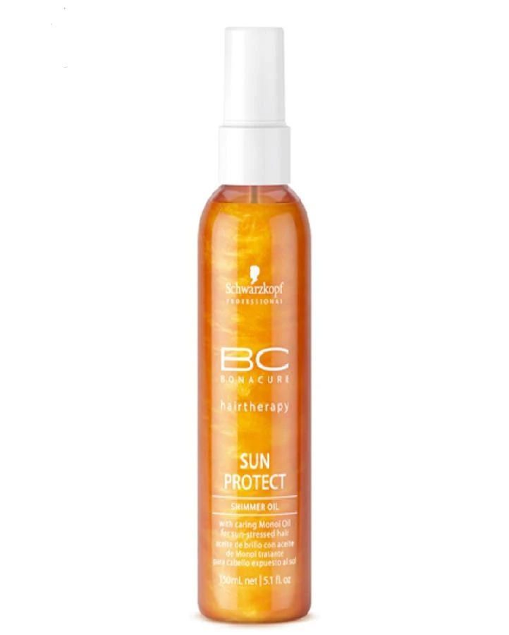 SCHWARZKOPF BC HAIRTHERAPY SUN PROTECT SHIMMER OIL 150 ML.