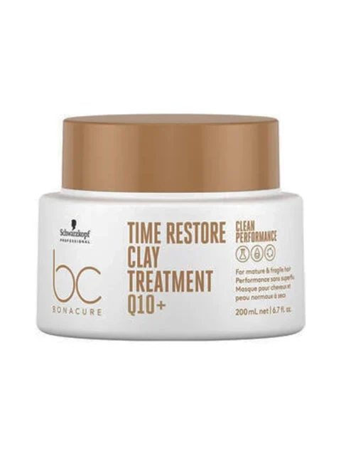 SCHWARZKOPF BC TIME RESTORE CLAY MASK Q10 200 ML. 2026