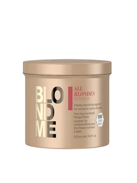SCHWARZKOPF BLONDME ALL BLONDES RICH MASK 500 ML.