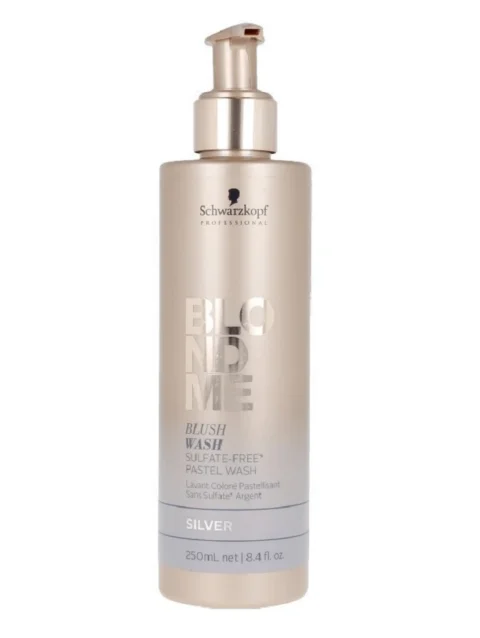 SCHWARZKOPF BLONDME BLUSH WASH SILVER 250 ML.(D)