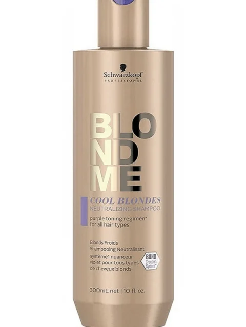 SCHWARZKOPF BLONDME COOL BLONDES NEUTRALIZING SHAMPOO 300 ML.