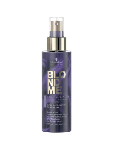 SCHWARZKOPF BLONDME COOL BLONDES NEUTRALIZING SPRAY CONDITIONER 150 ML.