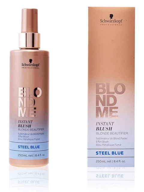 SCHWARZKOPF BLONDME INSTANT BLUSH 250 ML. STEEL BLUE (D)