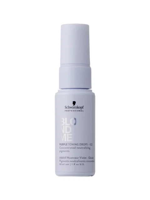 SCHWARZKOPF BLONDME PURPLE TONING DROPS-ICE 30 ML. 2026
