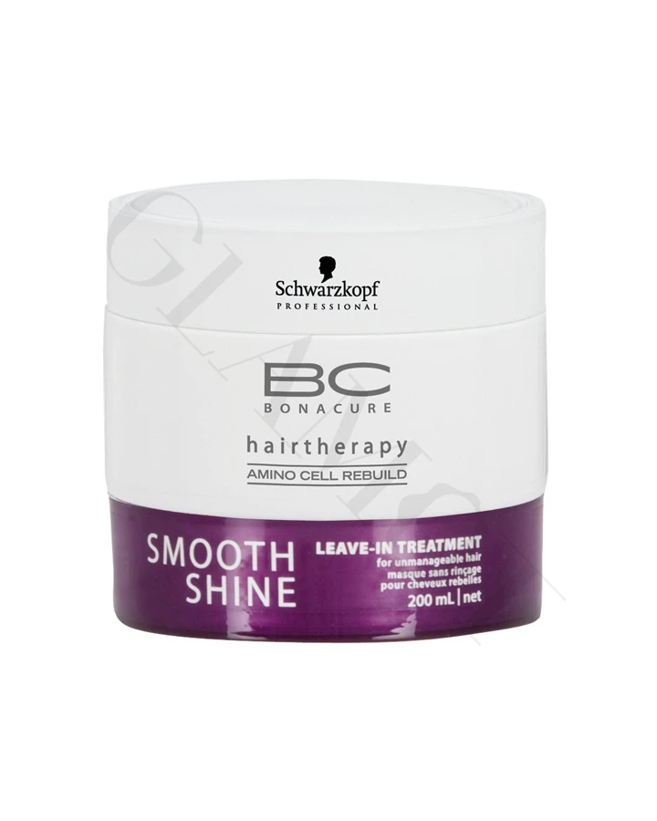 SCHWARZKOPF BONACURE SMOOTH SHINE LEAVE IN TREATMENT 200 ML.