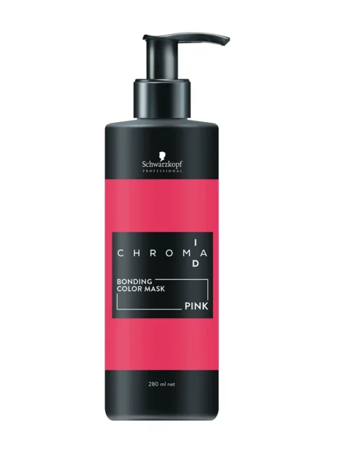 SCHWARZKOPF CHROMA ID BONDING COLOR MASK 280 ML. PINK ROSE