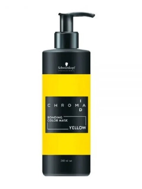 SCHWARZKOPF CHROMA ID BONDING COLOR MASK 280 ML. YELLOW JAUNE