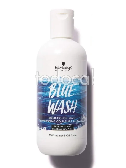 SCHWARZKOPF COLOR BLUE WASH SHAMPOO 250 ML.