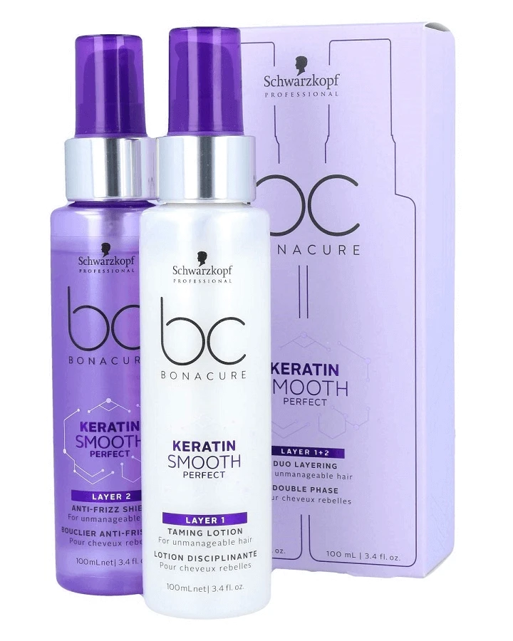 SCHWARZKOPF KERATIN SMOOTH PERFECT DUO LAYERING 100 ML.