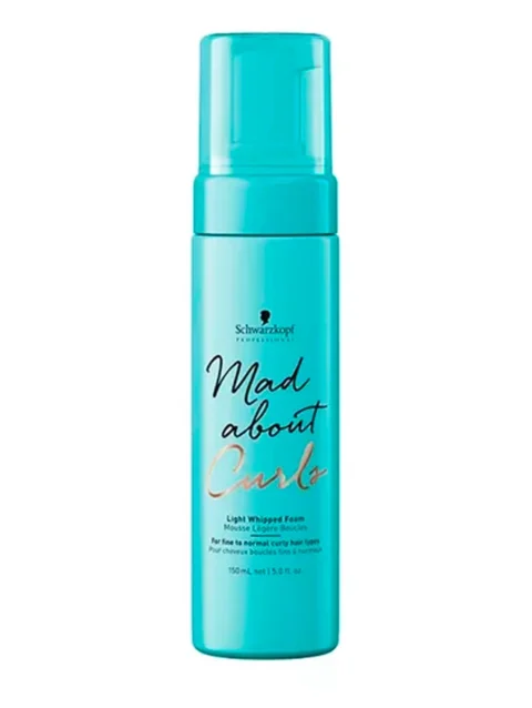 SCHWARZKOPF MAD ABOUT CURLS ESPUMA LIGHT WHIPPED 150 ML.