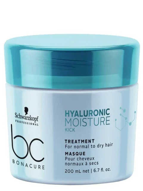 SCHWARZKOPF NUEVO BC HYALURONIC MOISTURE KICK MASK 200 ML.