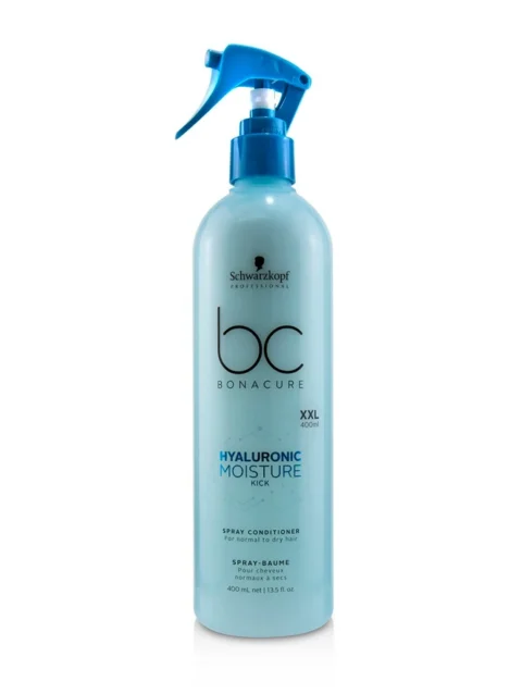 SCHWARZKOPF NUEVO BC HYALURONIC MOISTURE KICK SPRAY CONDITIONER 400 ML.