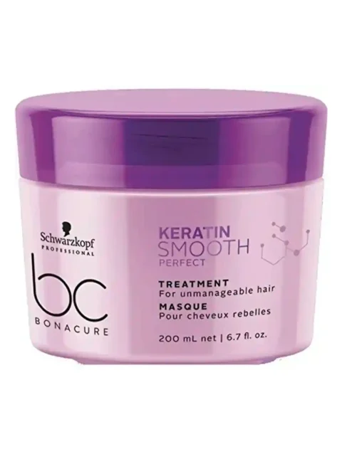 SCHWARZKOPF NUEVO BC KERATIN SMOOTH PERFECT MASK 200 ML.