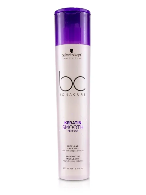 SCHWARZKOPF NUEVO BC KERATIN SMOOTH PERFECT SHAMPOO 250 ML.