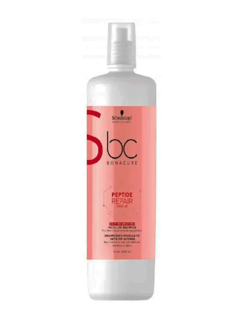 SCHWARZKOPF NUEVO BC PEPTIDE REPAIR RESCUE DEEP NOURISHING SHAMPOO 1 LT.