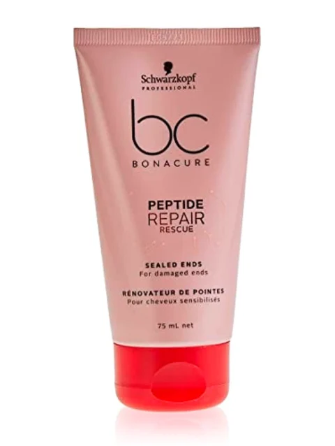 SCHWARZKOPF NUEVO BC PEPTIDE REPAIR RESCUE SEALED ENDS 75 ML.