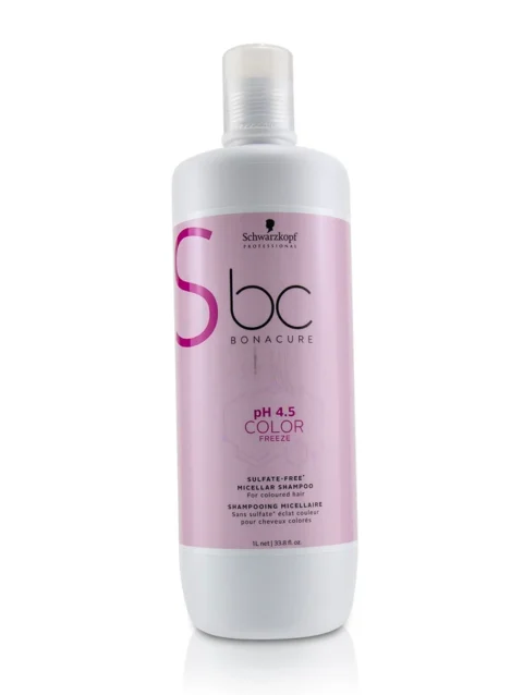 SCHWARZKOPF NUEVO BC PH 4.5 COLOR FREEZE SIN SULFATOS SHAMPOO 1 LT.