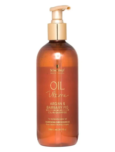 SCHWARZKOPF NUEVO OIL ULTIME ARGAN & BARBARY FIG SHAMPOO 300 ML.