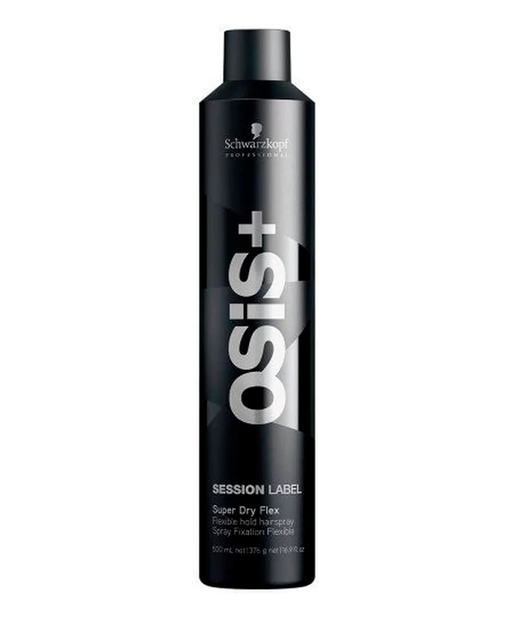 SCHWARZKOPF OSIS SESSION LABEL SUPER DRY FLEX 500 ML.