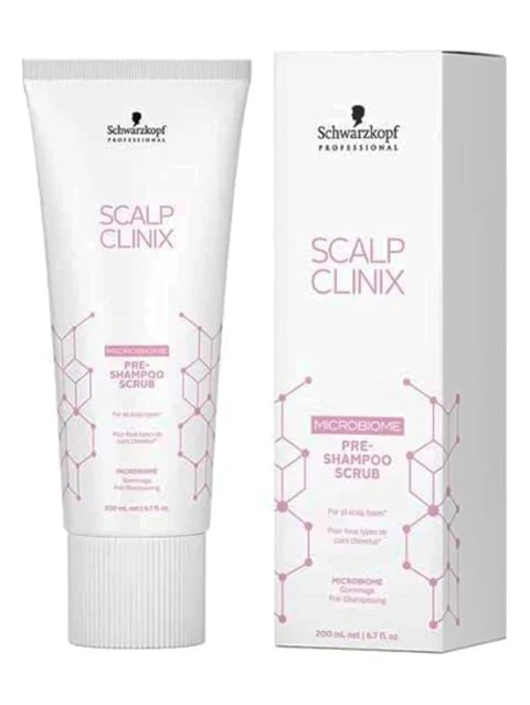 SCHWARZKOPF SCALP CLINIX PRE-SHAMPOO SCRUB 200 ML.