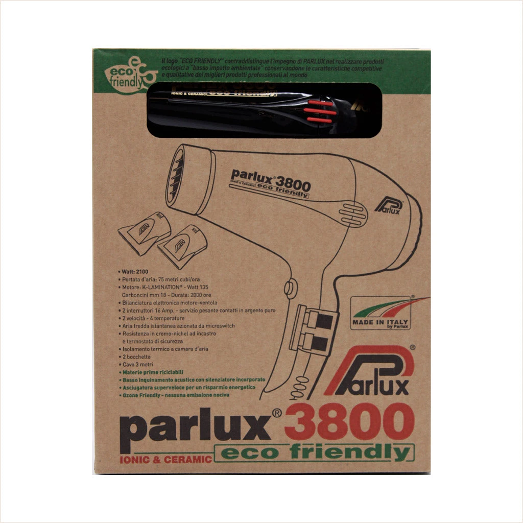 Secadora Parlux 3800 Black Eco Friendly - Image 6