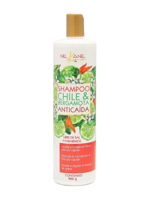 Shampoo Capilar Anticaída Chile & Bergamota Nekane 960 g