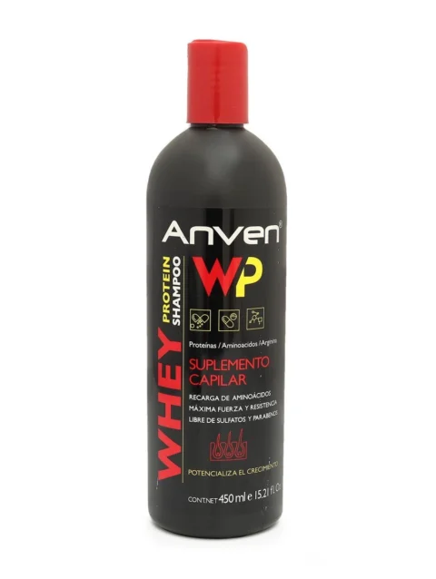 Shampoo Capilar Suplemento Protein Whey Anven WP 450 ml