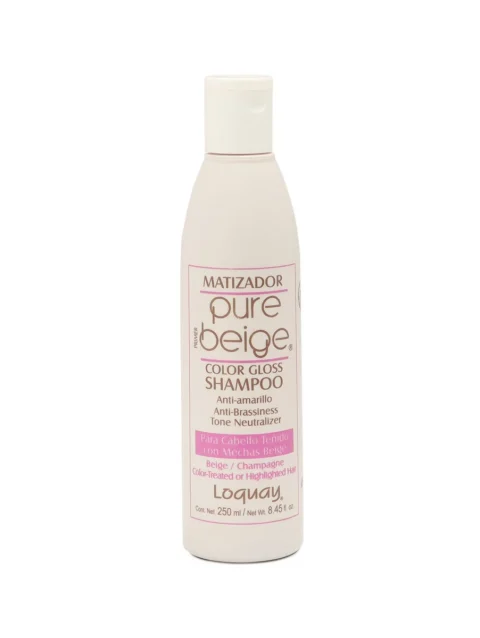 Shampoo Matizador Cabello Teñido Beige Loquay 250 ml