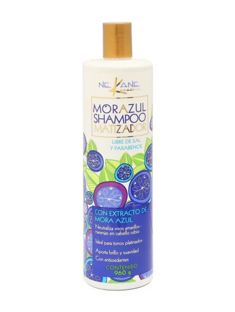 Shampoo Matizador Extracto Mora Azul Nekane 960 g