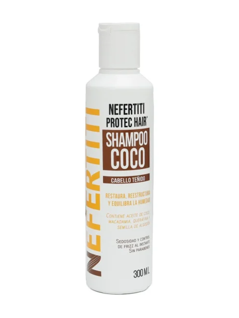 Shampoo para Cabello Teñido Coco Nefertiti 300 ml