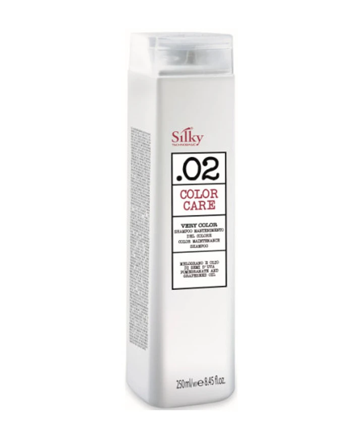 SILKY .02 COLOR CARE SHAMPOO DE COLOR 250 ML.