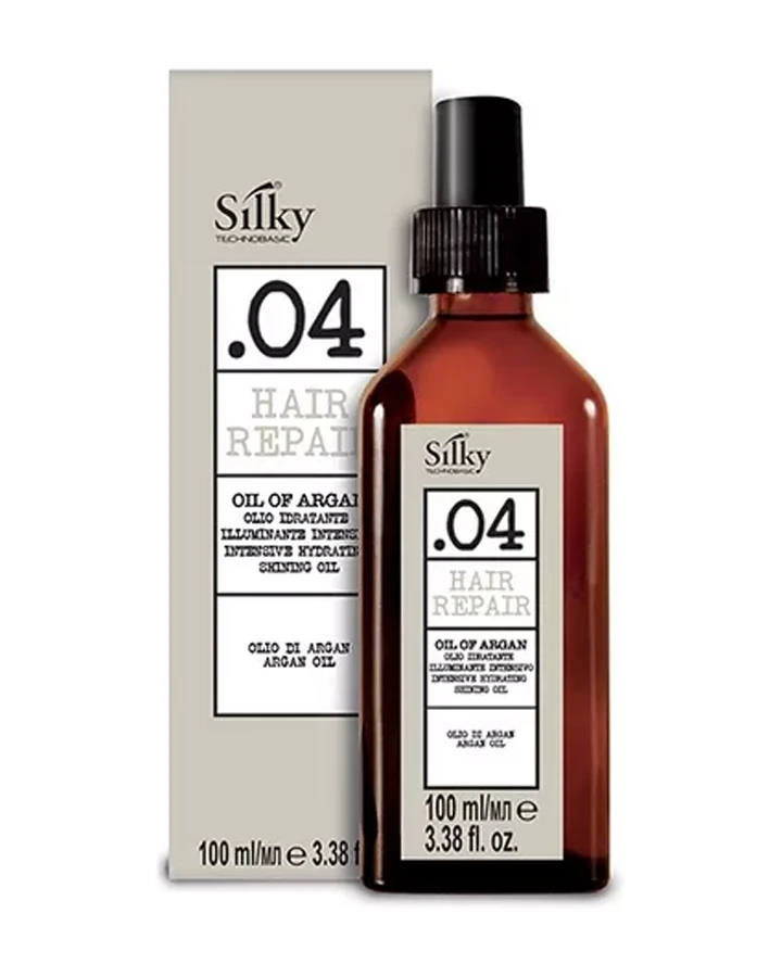 SILKY .04 HAIR REPAIR FLUID OIL OF ARGAN 100 ML.