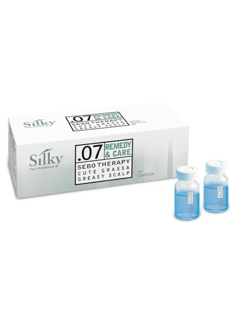 SILKY .07 REMEDY & CARE CUERO CABELLUDO GRASO 10X10 ML.