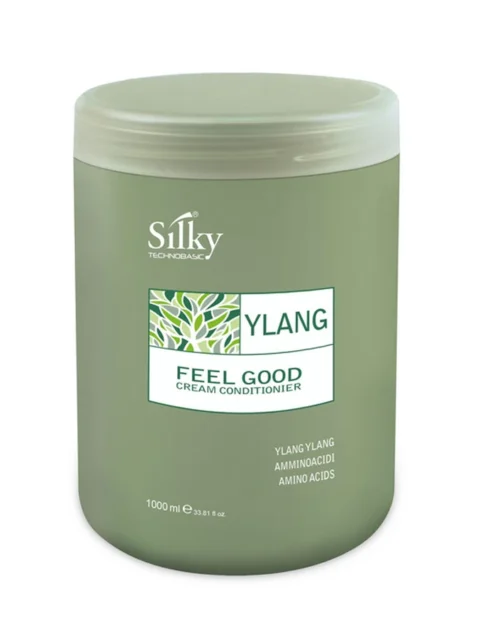 SILKY YLANG FEEL GOOD CREAM CONDITIONER 1000 ML.