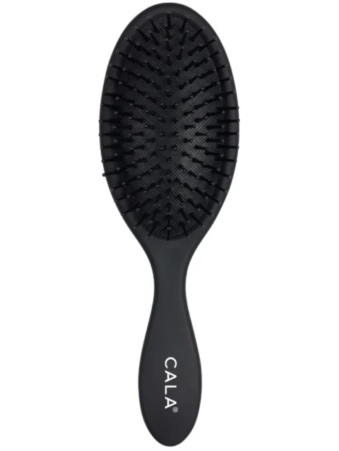 SOFT TOUCH OVAL HAIR BRUSH (BLACK)