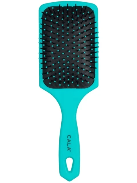 SOFT TOUCH PADDLE HAIR BRUSH (MINT)
