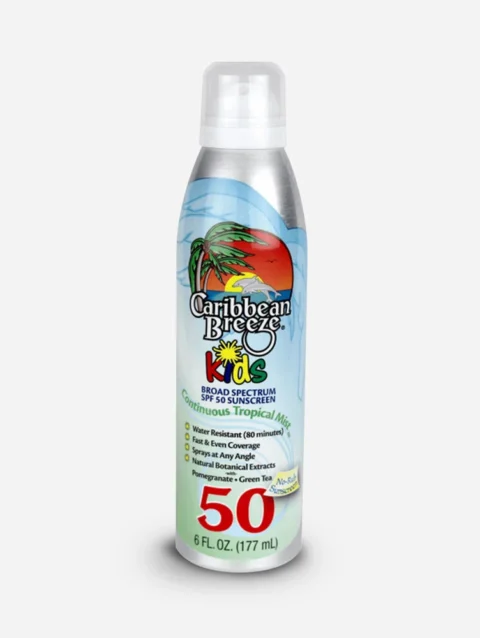 Spf 50 Kids Continuous Tropical Mist Sunscreen, 177 ml