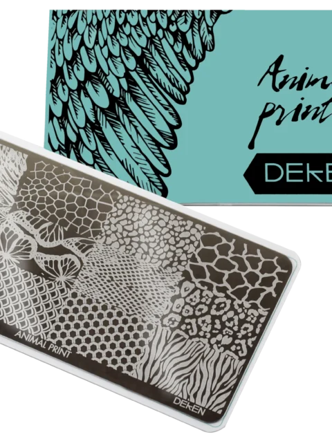 STAMP IT PLATE ANIMAL PRINT #5