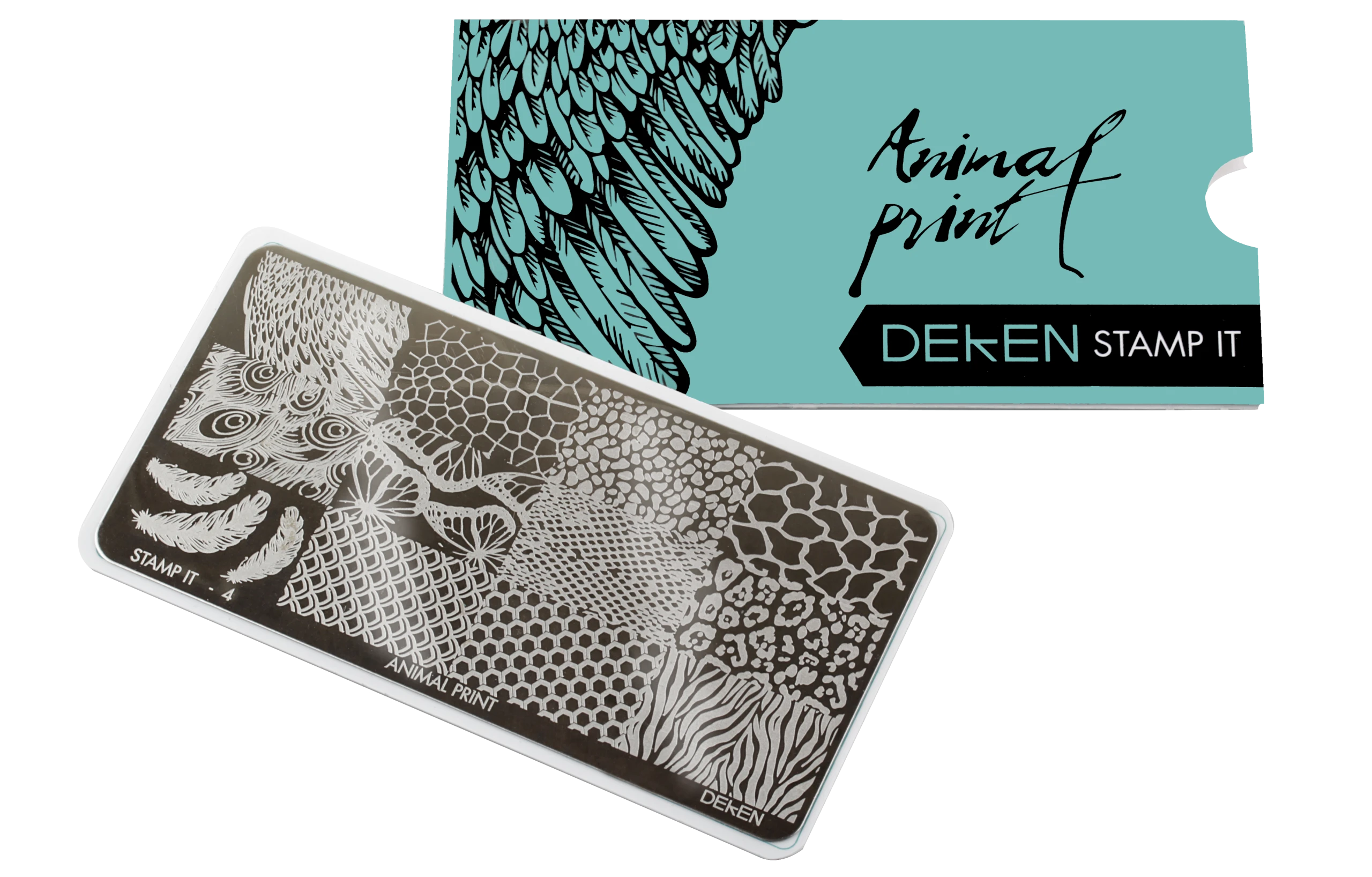 STAMP IT PLATE ANIMAL PRINT #5