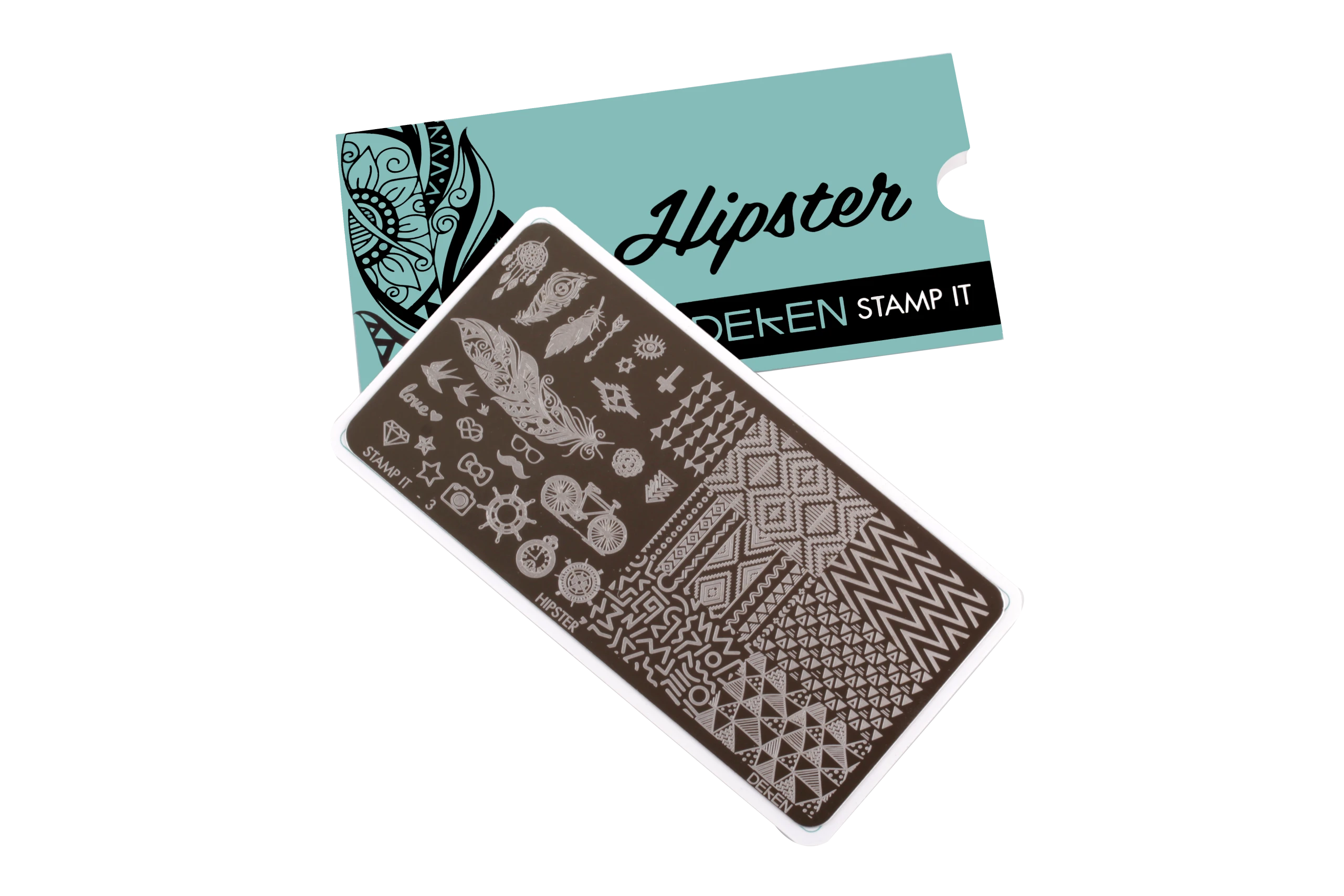 STAMP IT PLATE HIPSTER #3