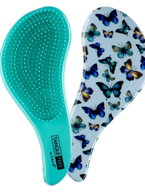 TANGLE FREE HAIR BRUSH: BLUE MORPHO