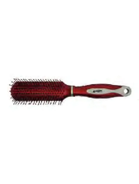 TANYS CEPILLO ARAÑA ROJO METALICO PLANO BR223R1