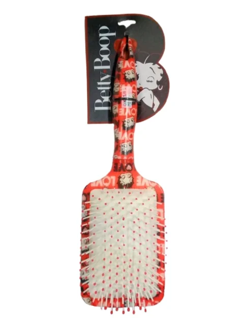 TANYS CEPILLO BR111BB PALETA ACOLCHADO BETTY BOOP ROJO