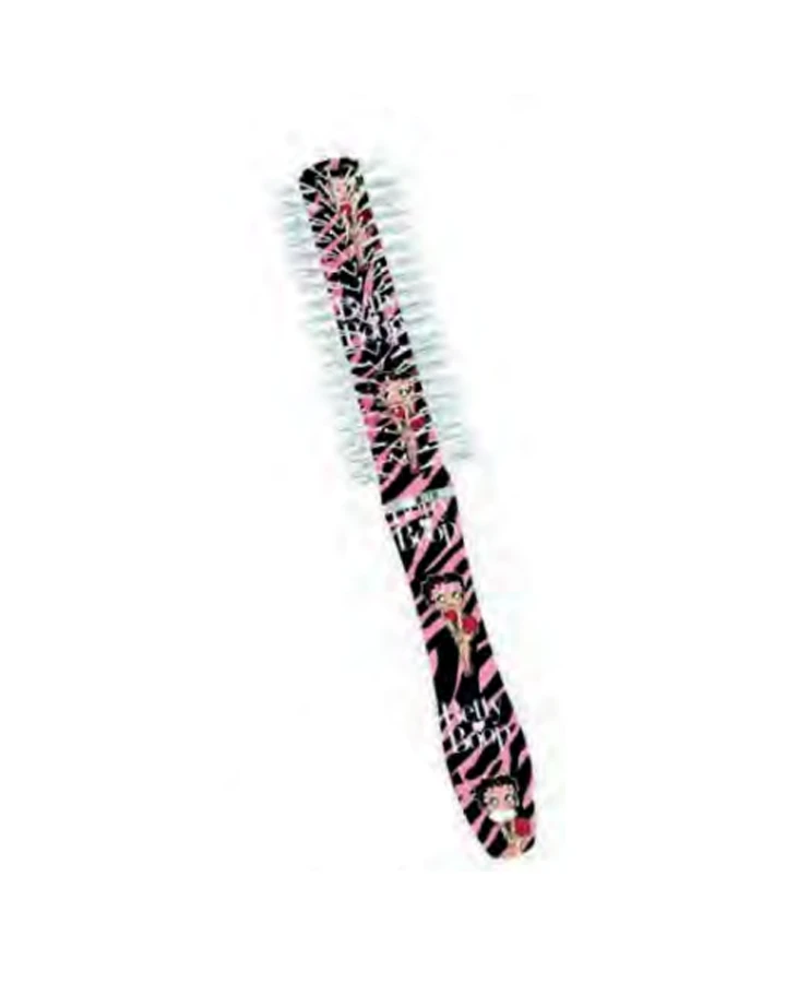 TANYS CEPILLO BR251D REDONDO BETTY BOOP CEBRA ROSA