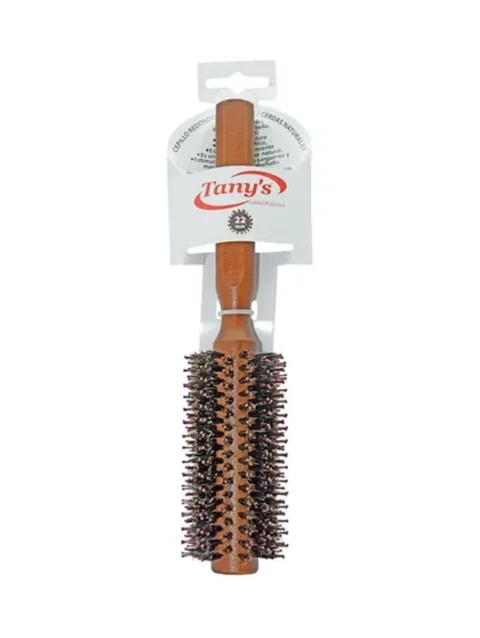 TANYS CEPILLO BR814 REDONDO CERDAS JABALI 22 MM.