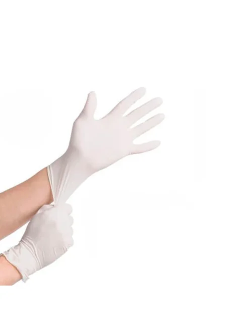 TANYS GUANTES LATEX CON 50 PARES GRANDE BLANCO