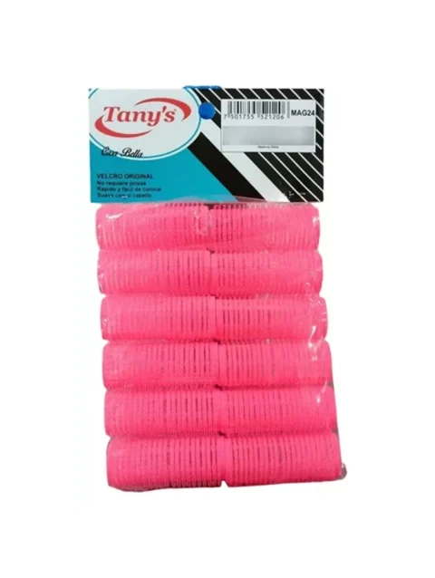 TANYS TUBO MAG24 VELCRO C/12 ROSA 24 MM