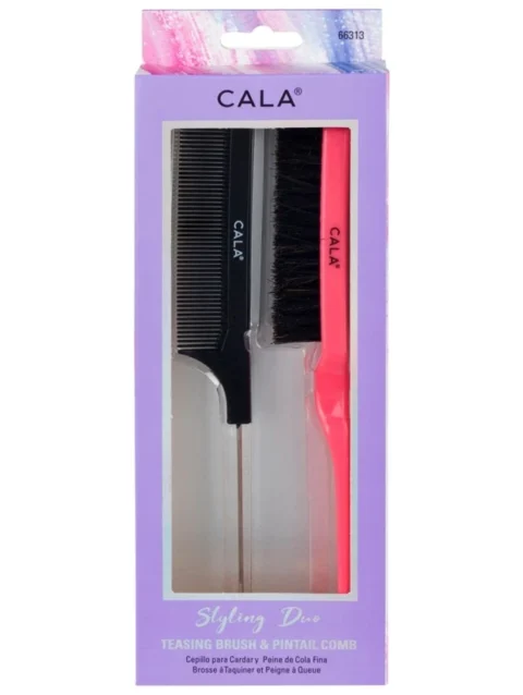 TEASING BRUSH & PINTAIL COMB (2PCS)