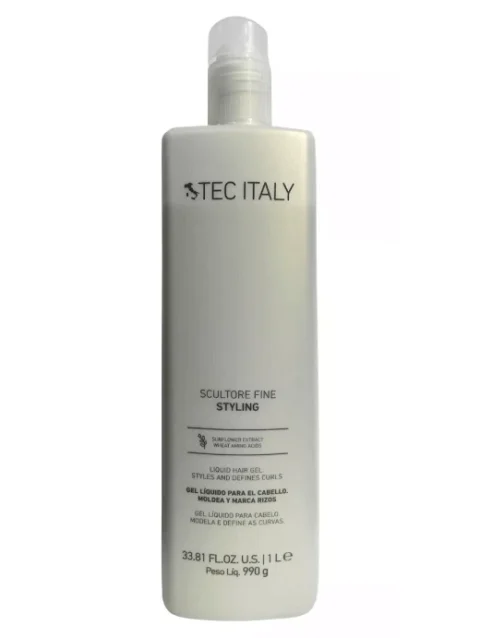 TEC ITALY SCULTORE FINE STYLING GEL LIQUIDO PARA MOLDEAR RIZOS Y CURVAS LT.
