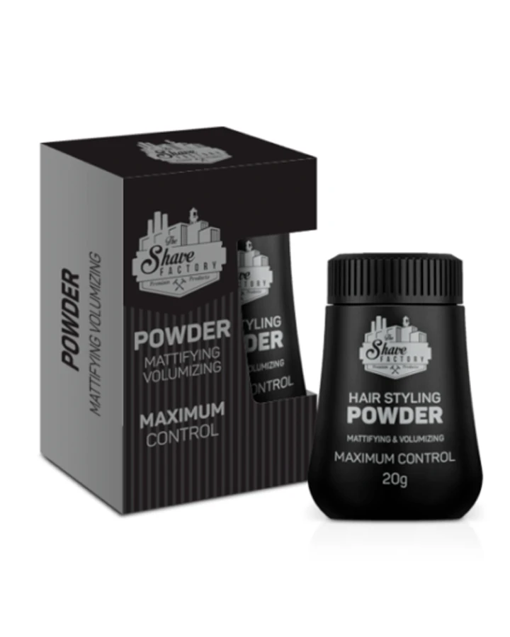 THE SHAVE FACTORY HAIR STYLING POWDER 20 GRS. MATTIFYNG